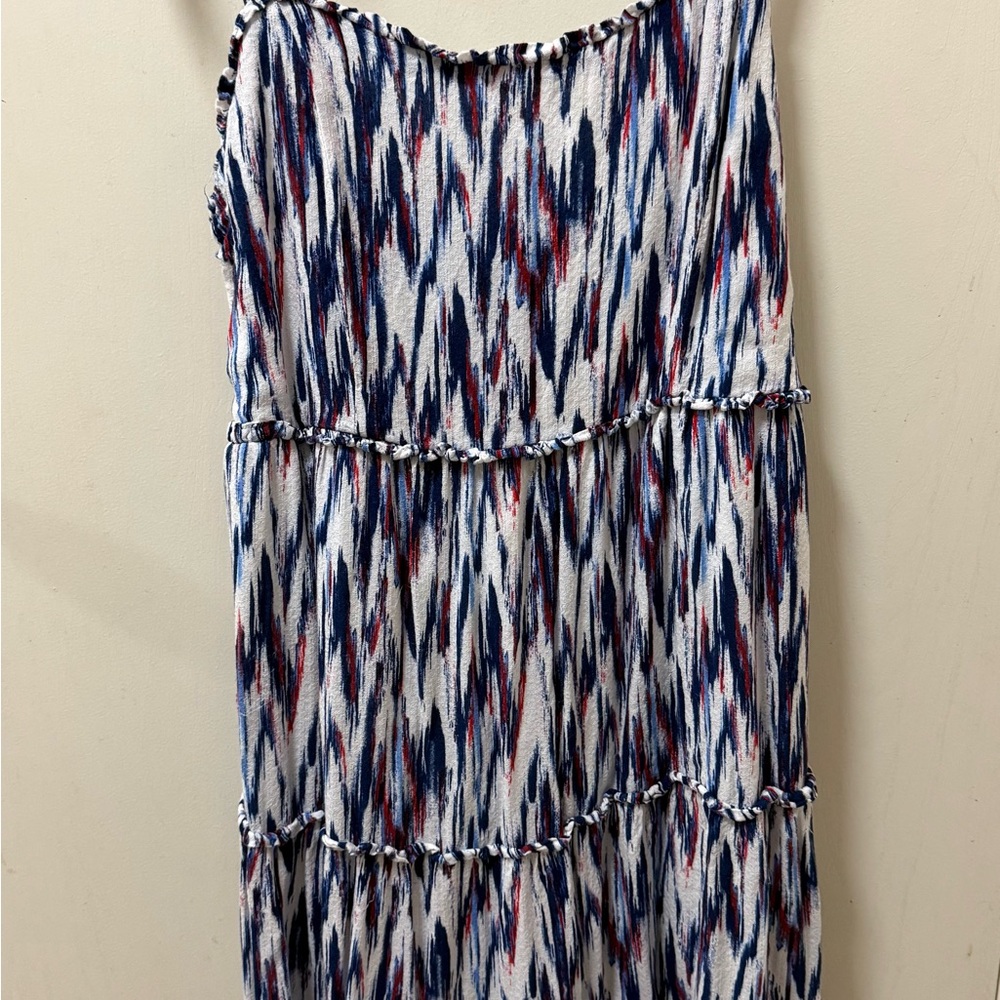 Sleeveless Patterned Dress